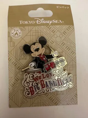 도쿄디즈니씨 빅밴드 비트 핀 배지