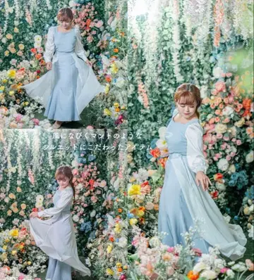 엘사 라이트 블루 스커트 시마무라