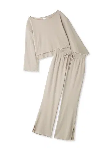 SNIDEL HOME 멜로우 골지 셋업