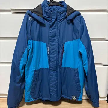 FieldCore L 사이즈 다운 자켓 파랑/블랙