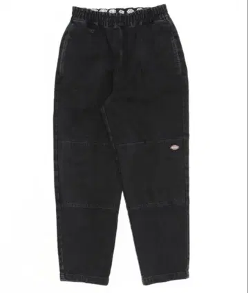 블랙 데님 워크 팬츠 테이퍼드