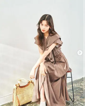 COCO DEAL 롱 원피스 프릴