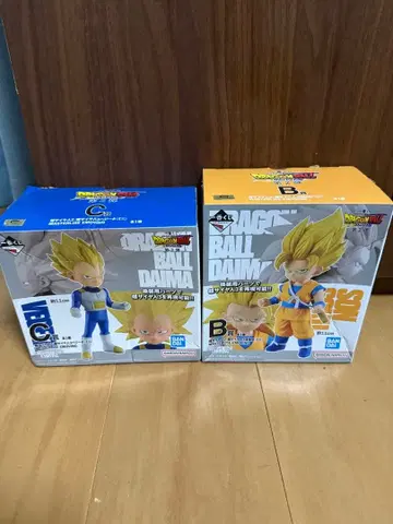 드래곤볼 다이마 제일복권 B상 C상 손오공 베지터 피규어 세트