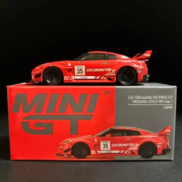 [ 하자품 ] MINIGT 164 LB-실루엣 웍스 GT 35GT-RR