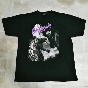 고질라 VS 킹콩 T셔츠 L 블랙