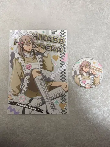 도원암귀 도지 신몬 저지 메이드 캔뱃지 A5 엽서