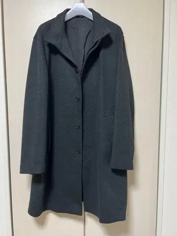 프레셔스 니트 멜톤 스탠드 카라 코트 플라스테 (PLST) L 사이즈