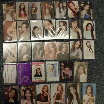 NiziU 묶음 판매 마야 트레이딩 카드 메시지 카드 스티커