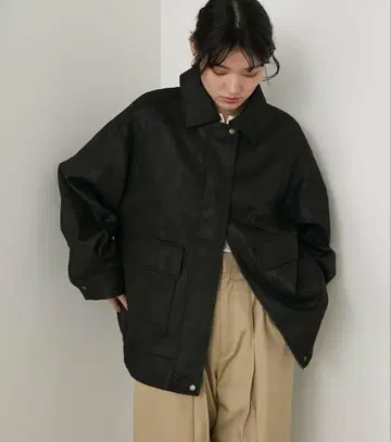 forksy. 빈티지 라이크 오버 사이즈 빅 포켓 플라이트 자켓