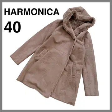 [ 새상품급 ] HARMONICA 볼륨 푸드코트 브라운 보아 따뜻한