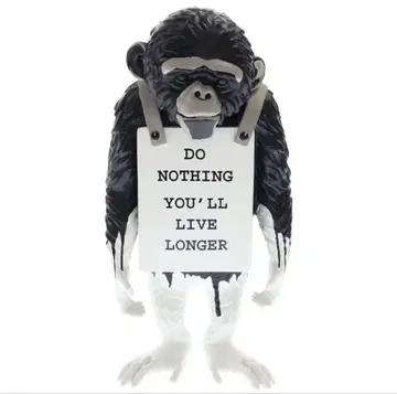 MEDICOM TOY BANKSY MONKEY SIGN DRIP ver.