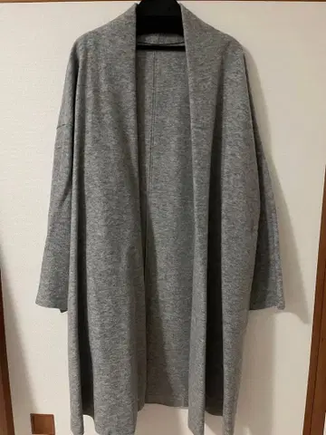 그레이 롱 가디건 L 사이즈
