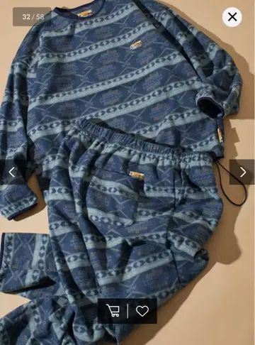 freaks store 플리스 셋업 풀오버 팬츠 세트