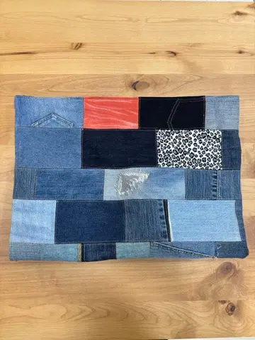 데님 리메이크 담요