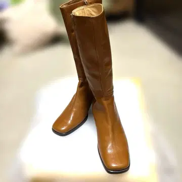 미디엄 롱 부츠 24.5cm EE 사이즈