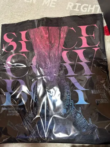 이와타 타카노리 SPACE COWBOY 캔버스 그림 토트백 MATE 장미