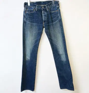 45rpm R 자수 인디고 데님 팬츠 청바지