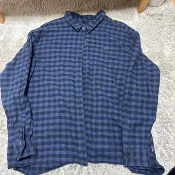 patagonia 체크 무늬 셔츠 XL 네이비