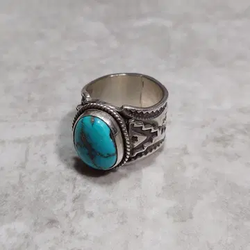 NAVAJO Bo Reeves 터콰이즈 반지 SILVER925