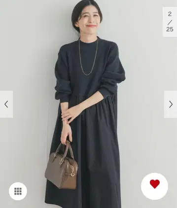 택 포함 새상품 블랙 DOORS 니트 도킹 원피스 어반 리서치