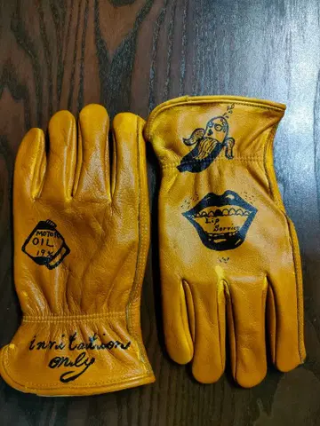 가죽 그로브 본 가죽 장갑