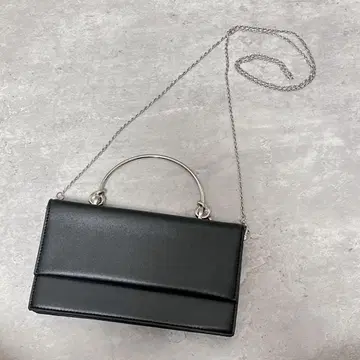 새상품급 아파트 바이 로리즈 체인 미니 숄더백 2way 블랙