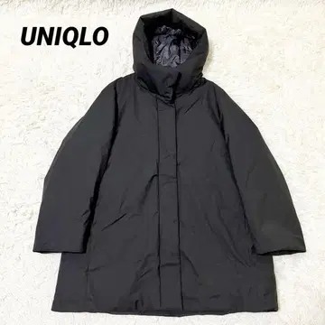 새상품급 UNIQLO 하이브리드 다운 숏코트 블랙 M