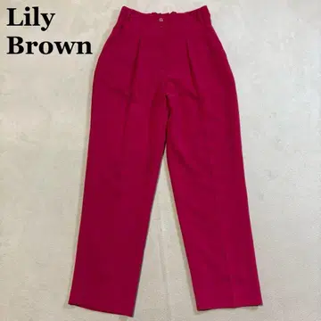 [ 기간 한정 세일 ] Lily Brown 핑크 와이드 팬츠
