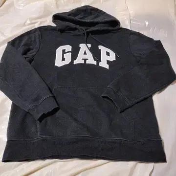구제 빈티지 GAP 블랙 후드 부착 후드티 후디