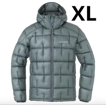 플라즈마 1000 알파인 다운 후드티 라이트 그레이 XL 사이즈