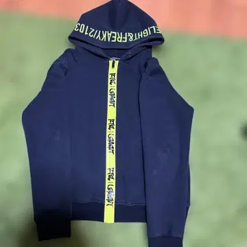 RTEG 풀 집업 후드티 M 네이비