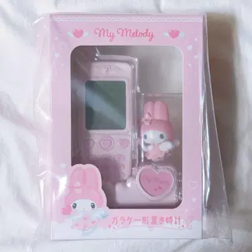 [ 새상품 미개봉 ] 산리오 폴더폰형 탁상시계 마이멜로디
