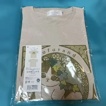 mofusand 아르누보풍 티셔츠 아이비 내추럴