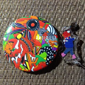 에반게리온 [ 아스카 ] 캔뱃지 & 아크릴 미니 참