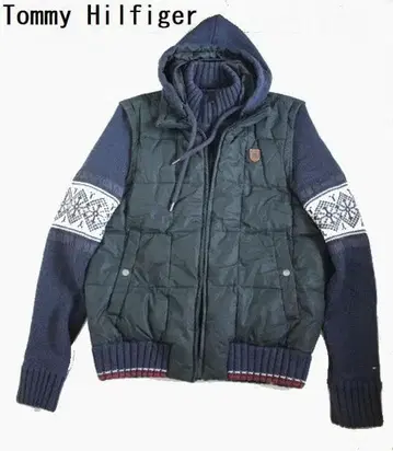 타미 힐피거 다운 자켓 도킹 자켓