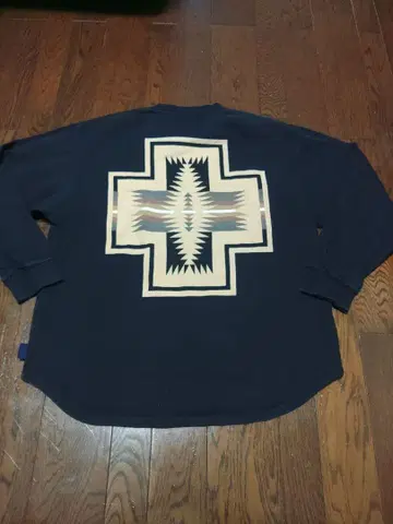 pendleton 맨투맨 L 블랙 네이티브 무늬