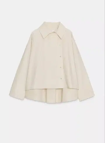 클리닝 완료 ZW COLLECTION 플리츠 오버 사이즈 셔츠