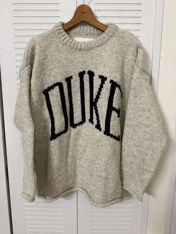 [ 미사용 ] ONE fifth DUKE 로고 니트 사이즈 1