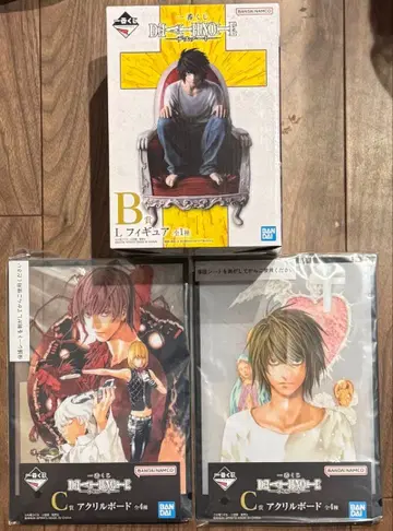 제일복권 DEATH NOTE B, C상 세트 (증정품 포함)