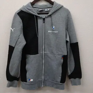 (2) PUMA BMW M Motorsport 후드티 그레이/블랙