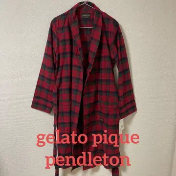 [새상품] gelato pique PENDLETON 펜들턴 가운 빨간색