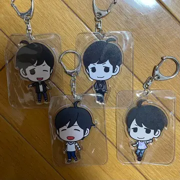 카미야 히로시 아크릴 키링 4종 세트