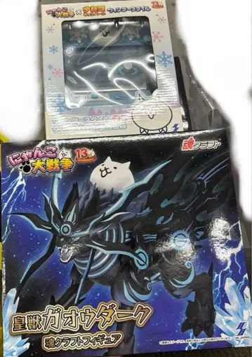 냥코 대전쟁 namco 남코 저금통 황수 가오우 다크 피규어