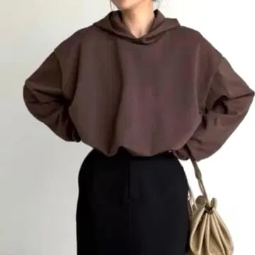 [경량/부드러운 착용감] 벌룬 후디 카프리슈 레마쥬 브라운 새상품