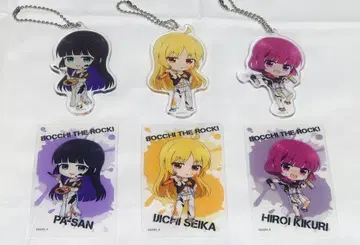 미사용품 봇치 더 록! 굿즈 6종 세트 아크릴 키링 클리어 카드