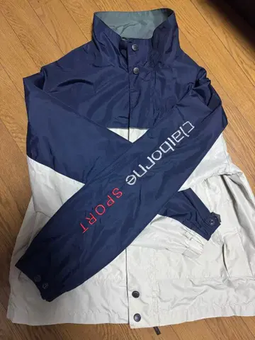 Caliborte Sport 나일론 자켓 네이비/화이트