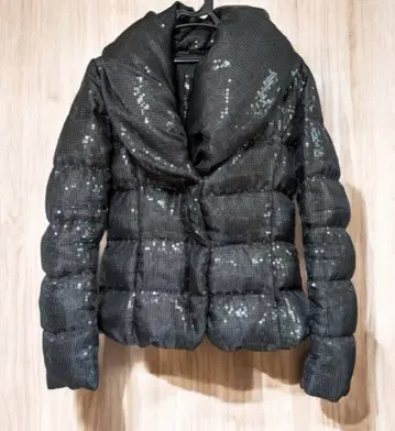 새상품 add 스팽글 구스 다운 자켓