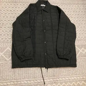 미사용 SENSE OF PLACE 블랙 퀼팅 자켓 L