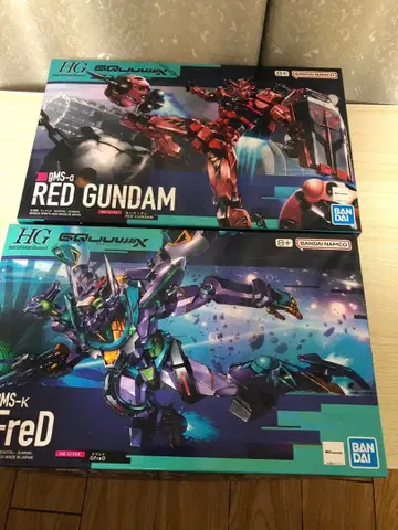 HG 1/144 GMS-Q 빨간 건담 & GMS-K 지프레도