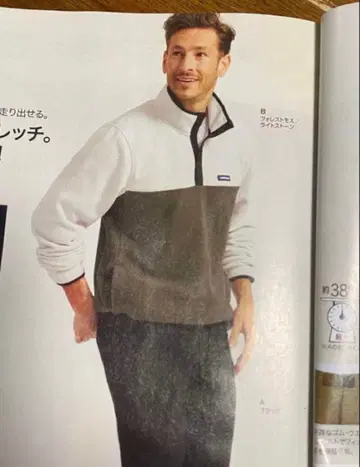 랜즈 엔드 플리스 자켓 하프 지퍼 L